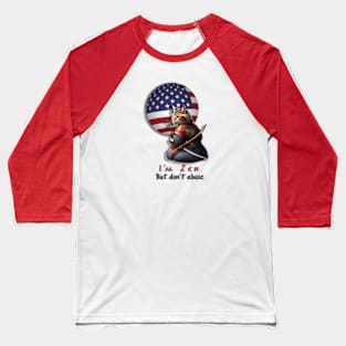 Gato Zen Baseball T-Shirt